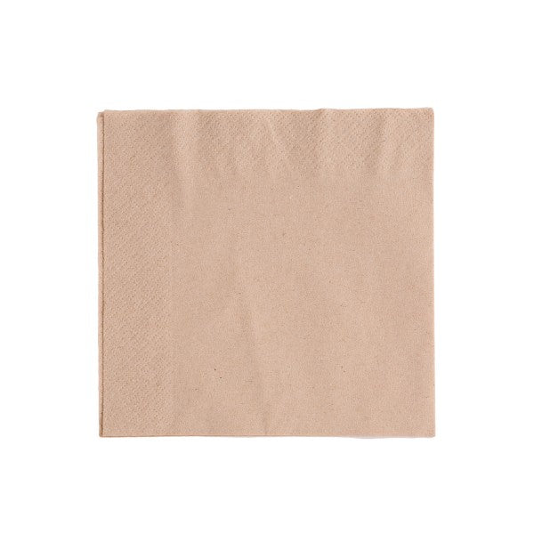 Premium Lunch Napkin | 1 Ply | 1/4 Fold | 30x30cm | Natural