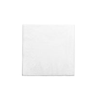 Cocktail Napkin | 2 Ply | 1/4 Fold | 24x24cm | Edge Embossed | White