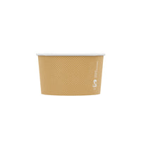 3oz (90ml) Ice Cream Paper Bowl - Aqueous Lined - 76 Series