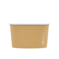 8oz (250ml) Ice Cream Paper Bowl - Aqueous Lined - 96 Series