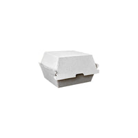 Burger Clam Regular (105 x 102 x 80mm) White Flute