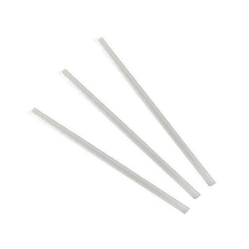 Paper Straws Cocktail 6 x 120mm - White