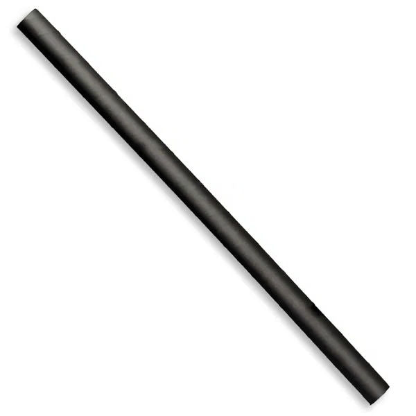 Paper Straws Jumbo 10 x 240mm - Black