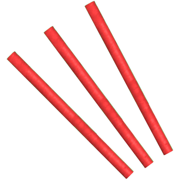 Paper Straws Jumbo 10 x 240mm - Red