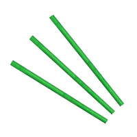 Paper Straws Regular 6 x 200mm - Green