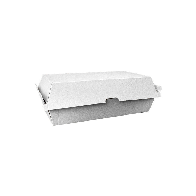 Snack Clam Large (205 x 106 x 76mm) White Flute