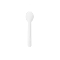 11.5cm High Grade Paper Teaspoon - White