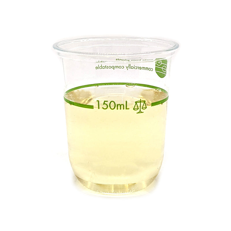 8oz (250ml) Premium PLA Bella Wine Cup - Clear - 76 Series (with 150ml W&M pour line)